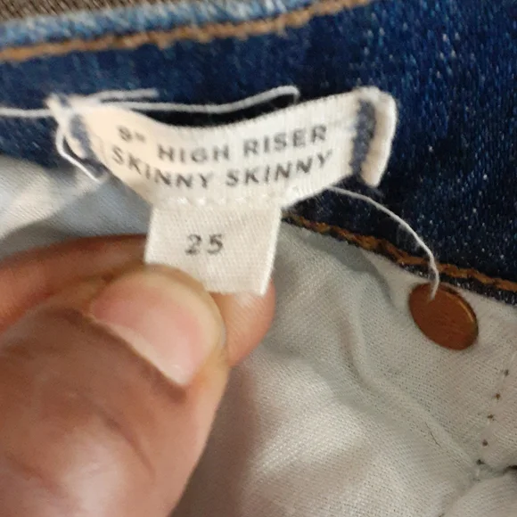 Madewell   skinny blue jeans size 25 - Picture 12 of 16